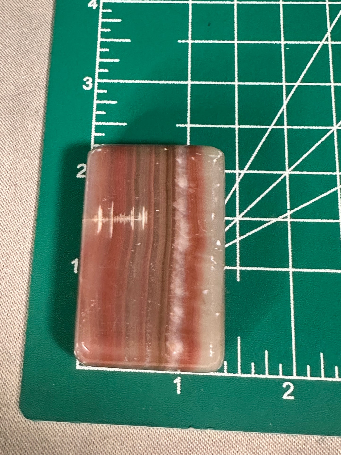 Watermelon Calcite Palm Stones