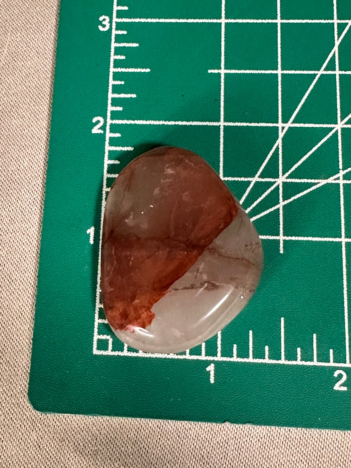 Fire Quartz Palm Stones