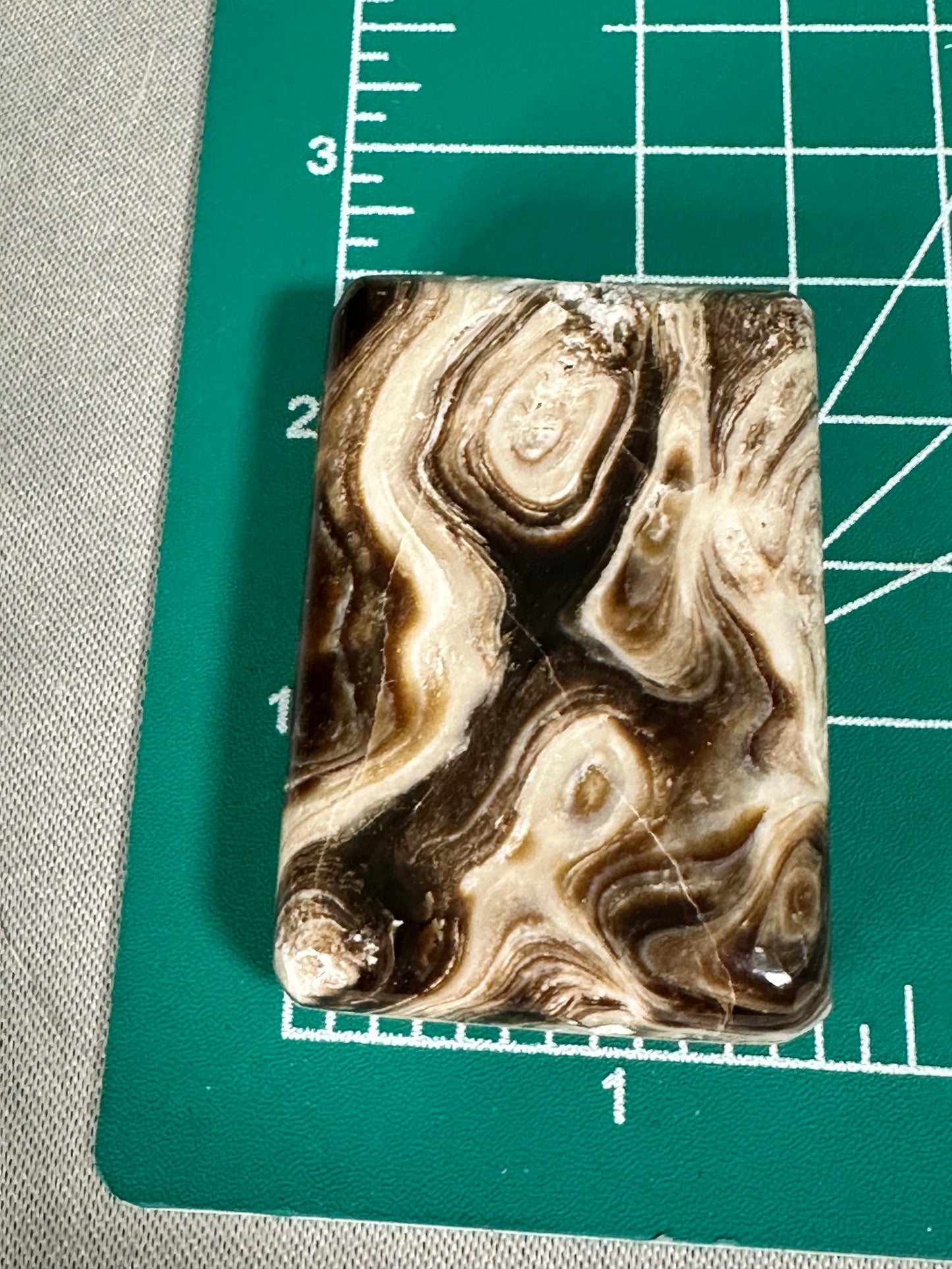 Chocolate Calcite Palm Stones