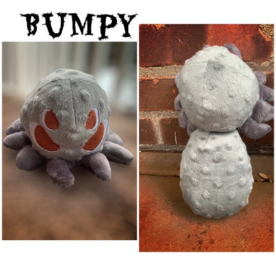 Faux Fur Spider Plushies