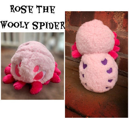 Faux Fur Spider Plushies