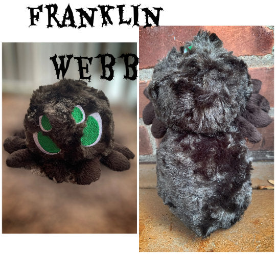 Faux Fur Spider Plushies