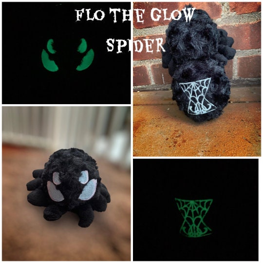 Faux Fur Spider Plushies