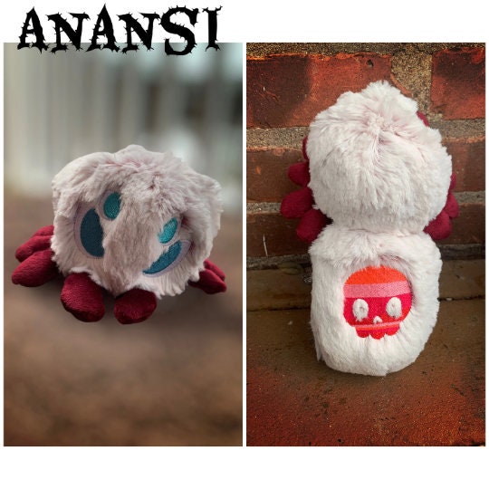 Faux Fur Spider Plushies