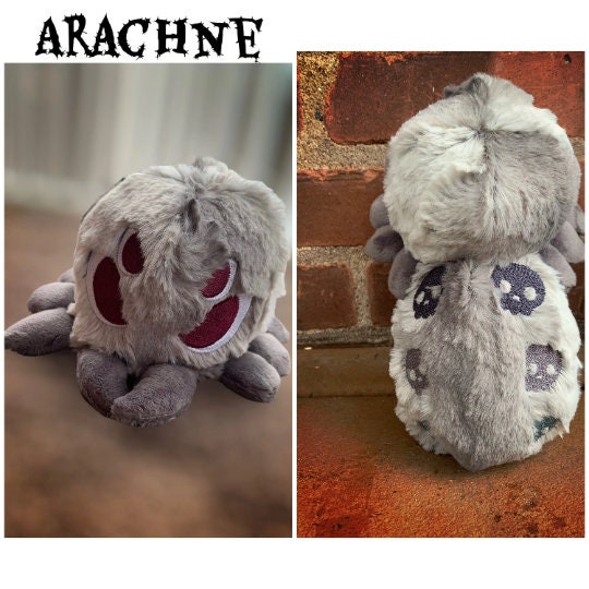 Faux Fur Spider Plushies