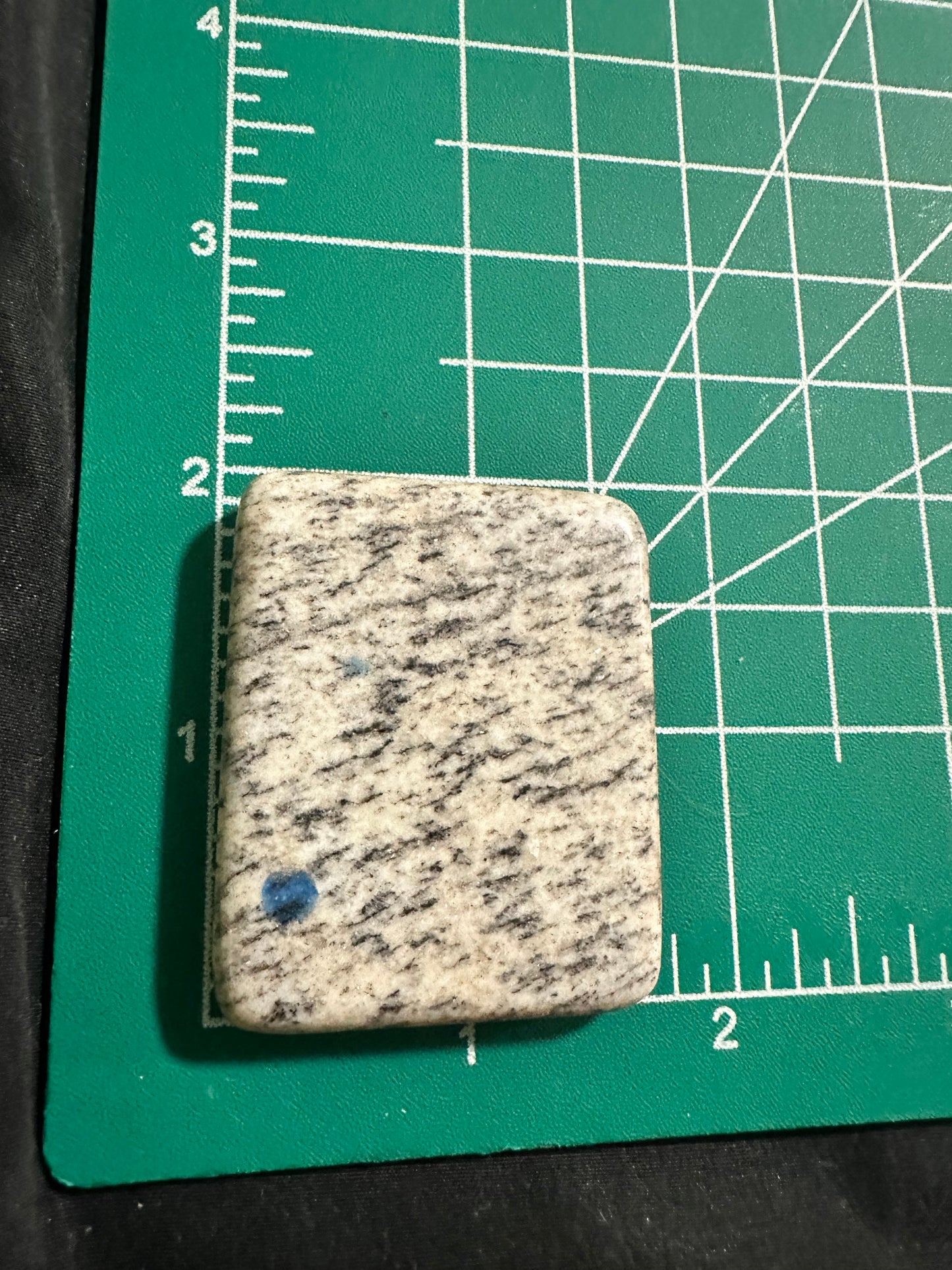 Azurite in Granite (K2) Palm Stones