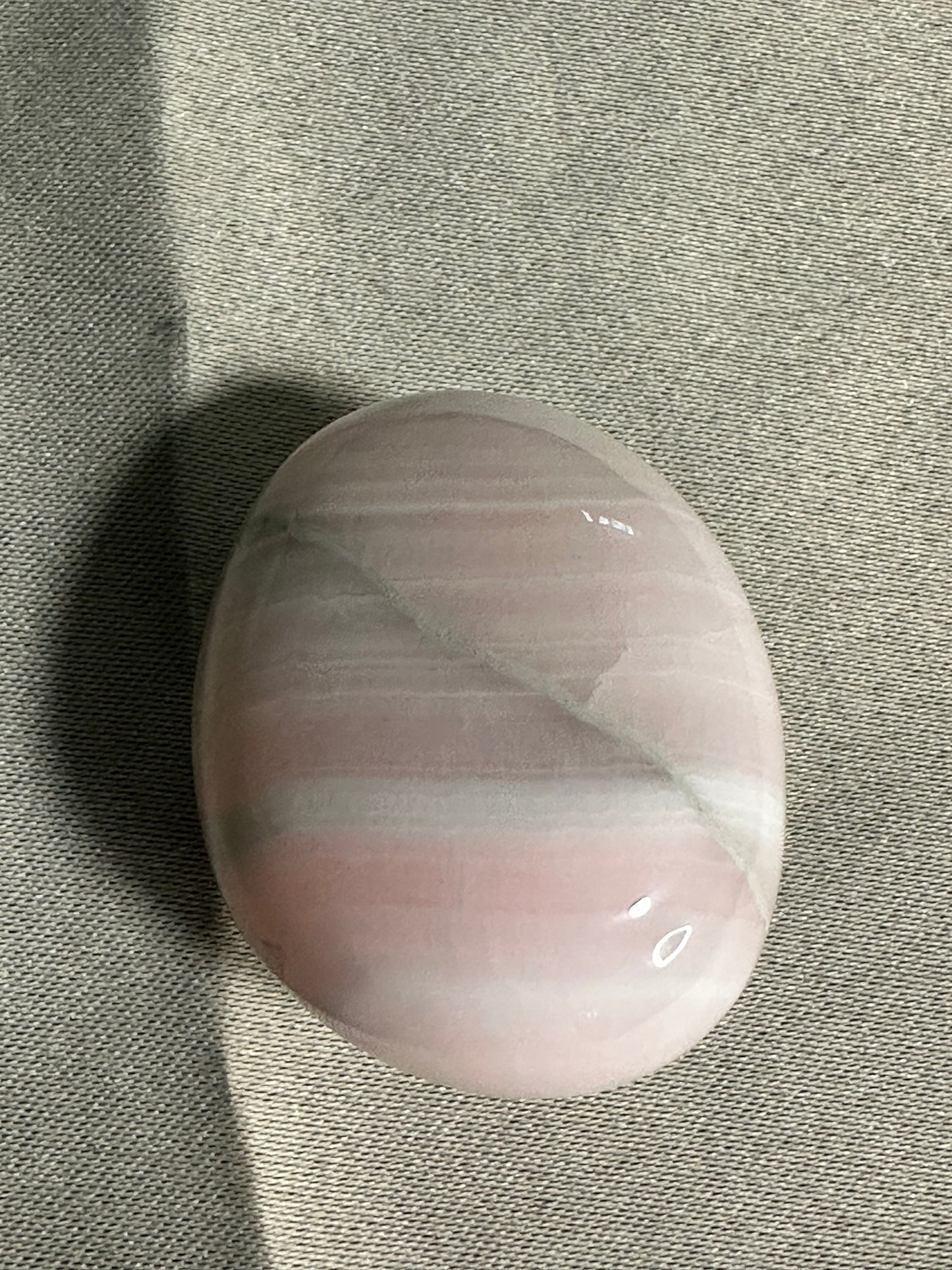 Pink Mangano Calcite Palm Stones
