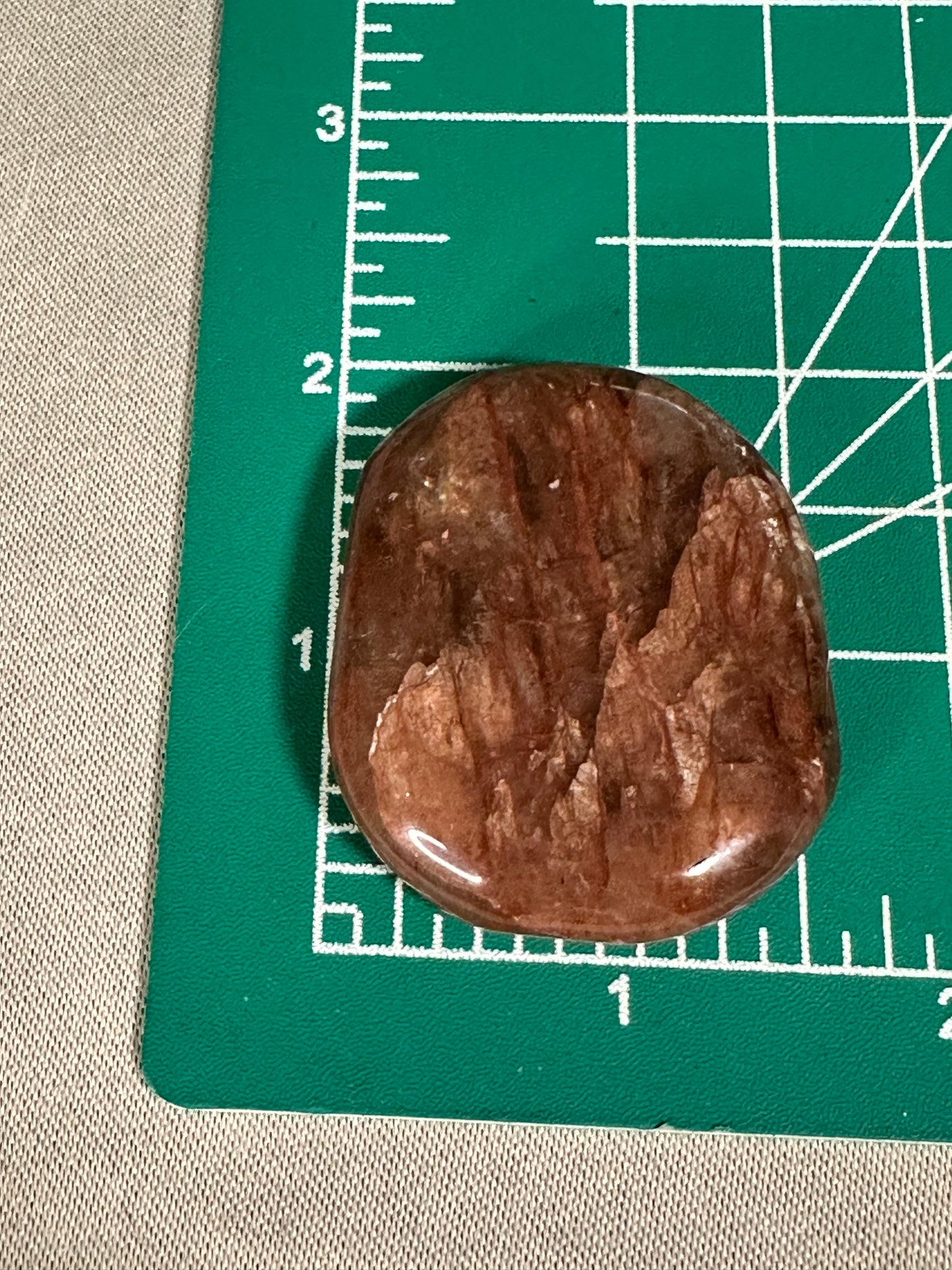 Fire Quartz Palm Stones