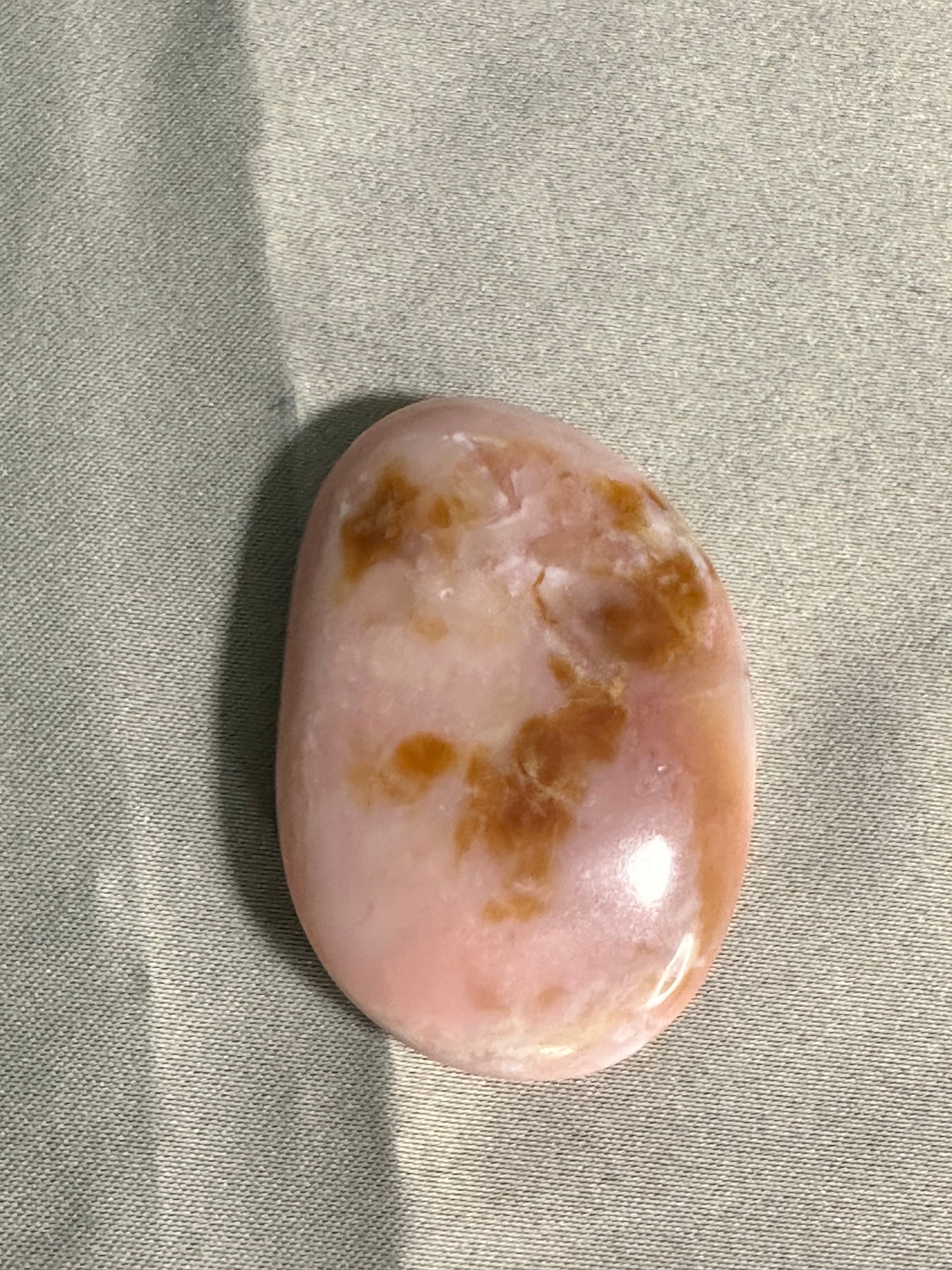 Strawberry Opal Palm Stones