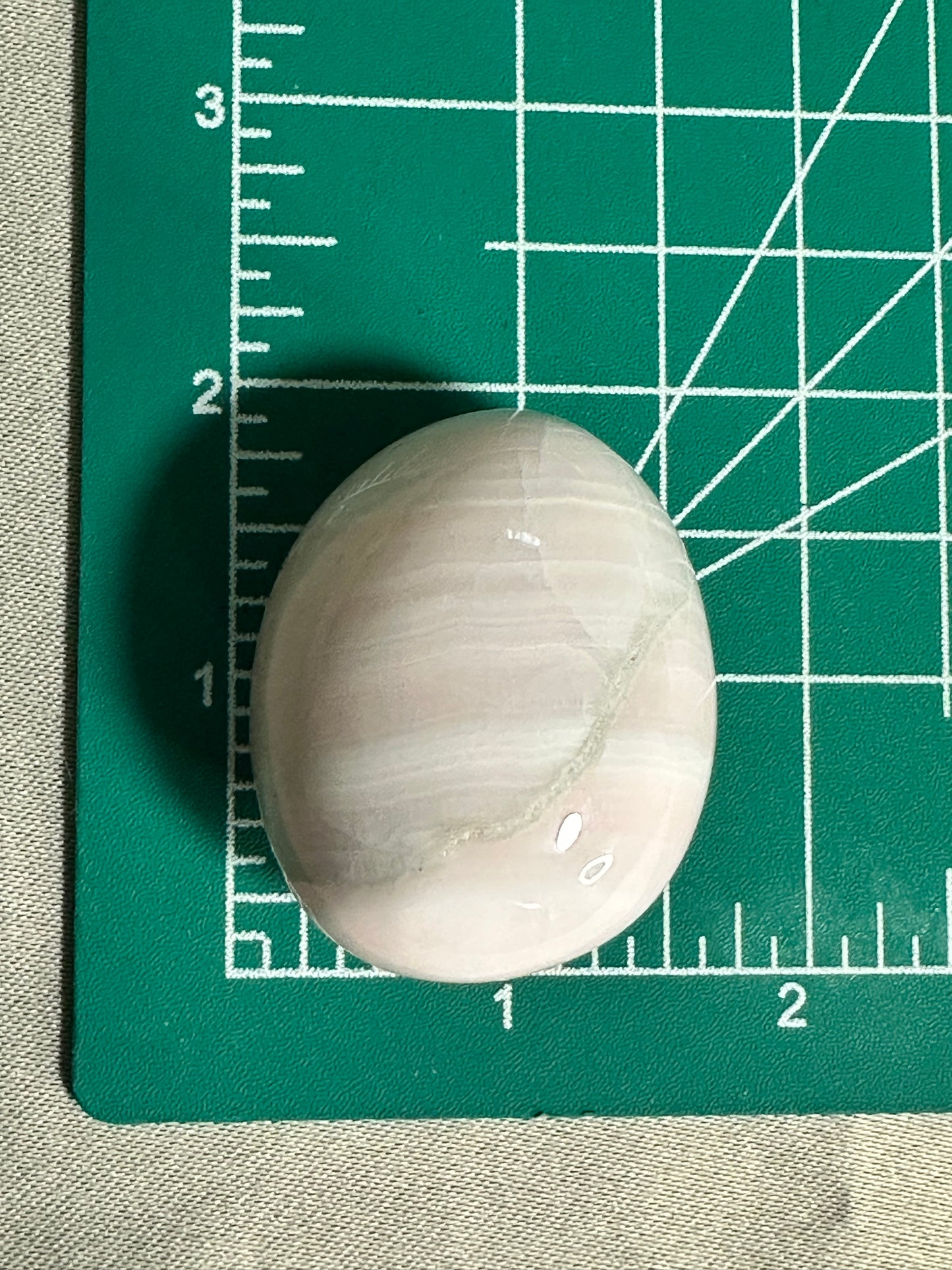 Pink Mangano Calcite Palm Stones