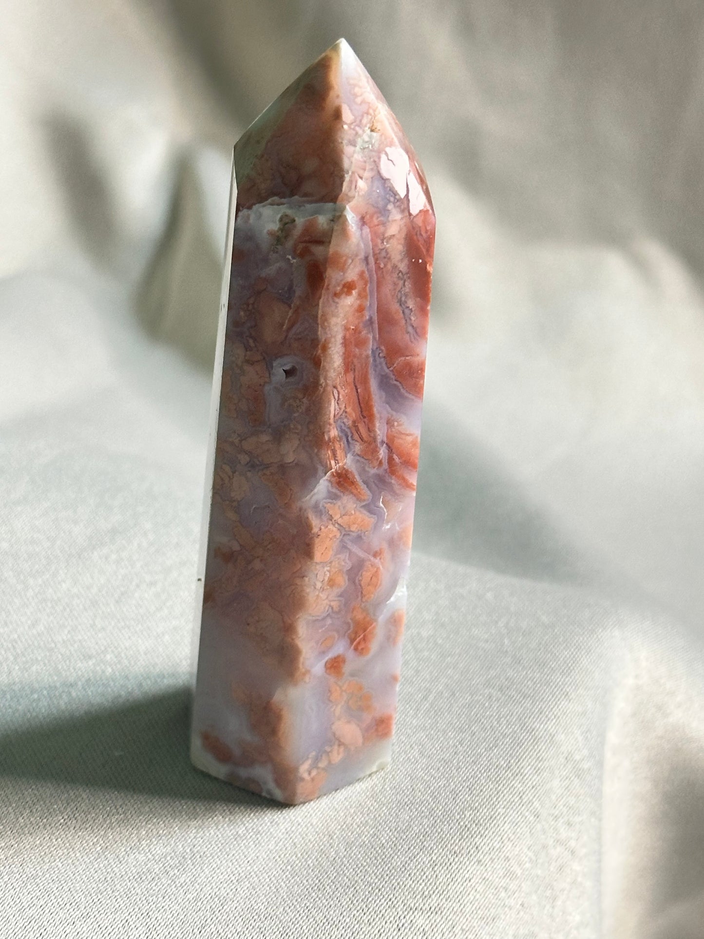 Cotton Candy Agate Towers
