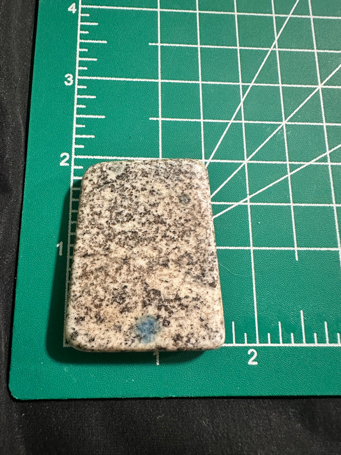 Azurite in Granite (K2) Palm Stones