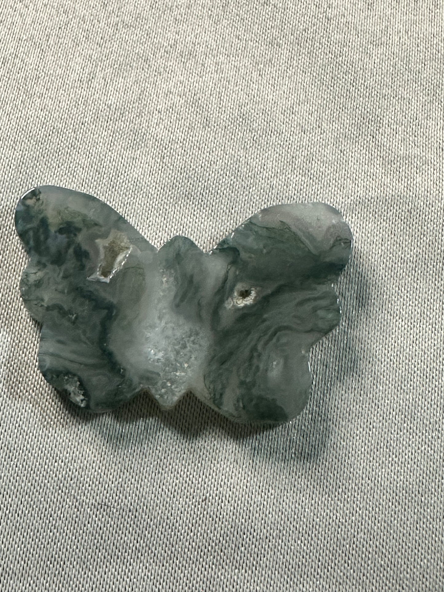 Moss Agate Butterflies