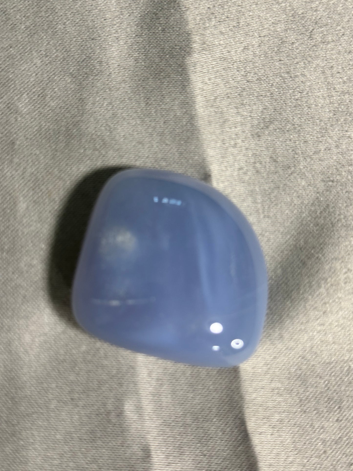 Blue Chalcedony Palm Stones