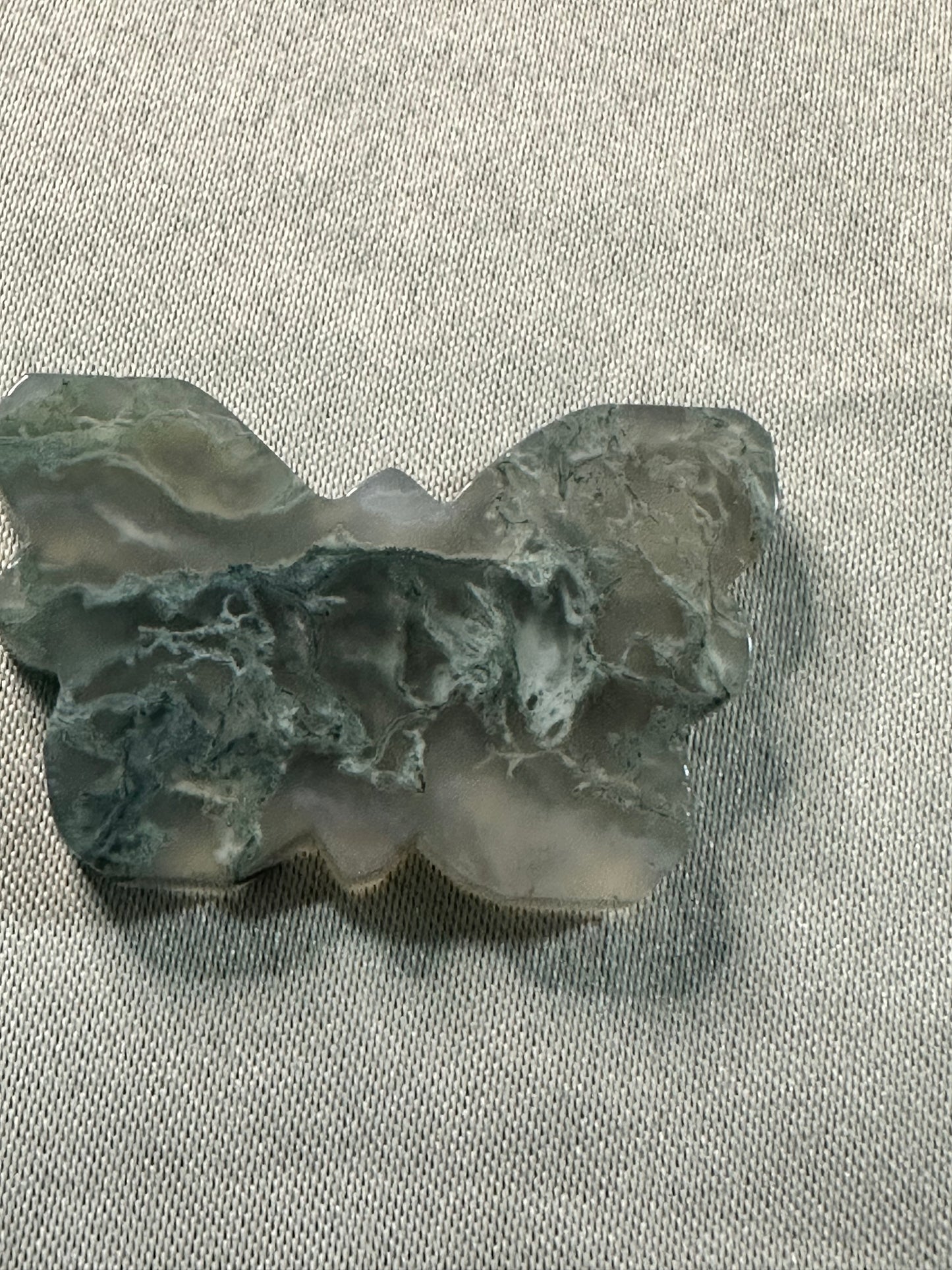 Moss Agate Butterflies