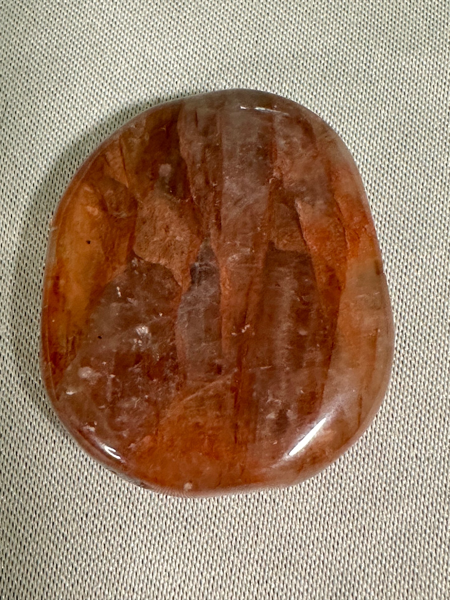 Fire Quartz Palm Stones