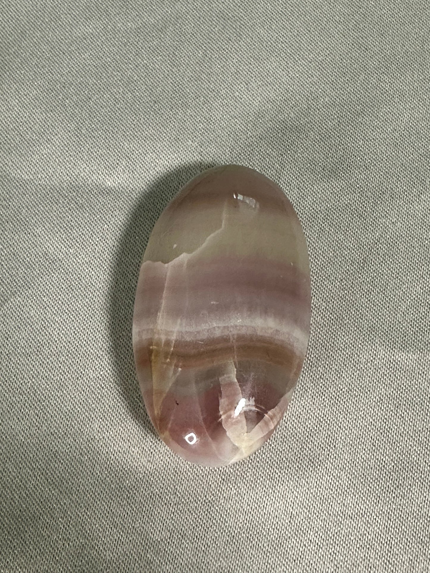 Watermelon Calcite Palm Stones