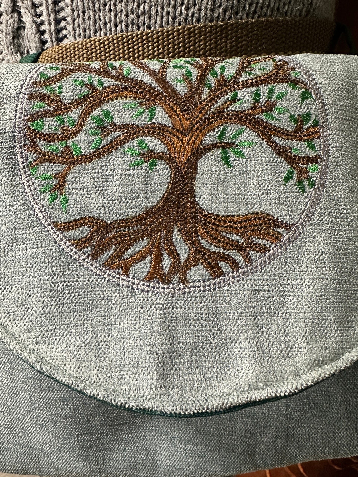 Embroidered Hip Satchels