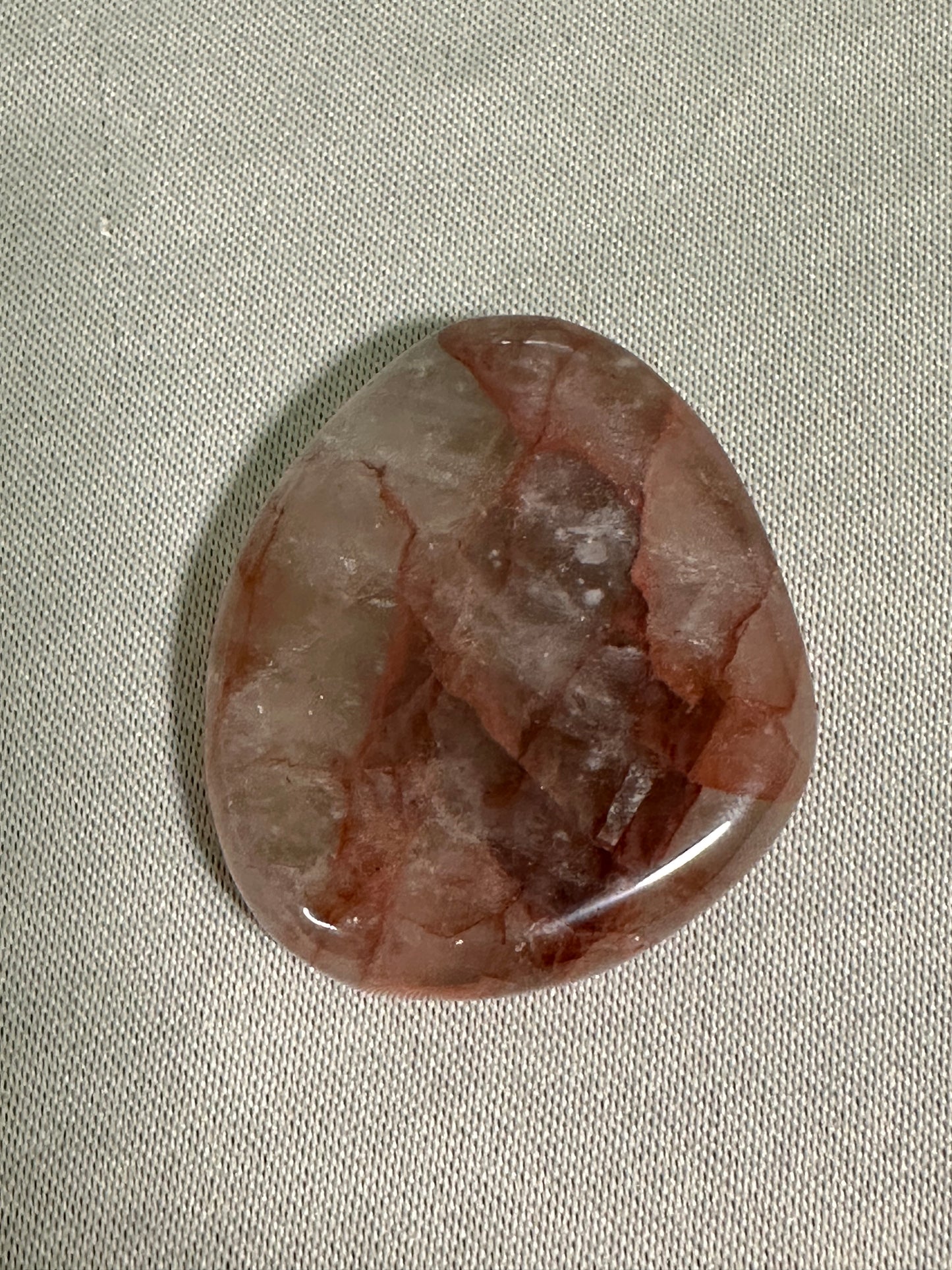 Fire Quartz Palm Stones