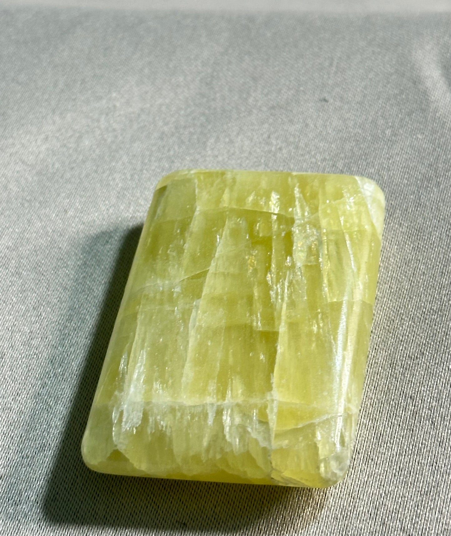 Lemon Quartz Soap Palm Stone