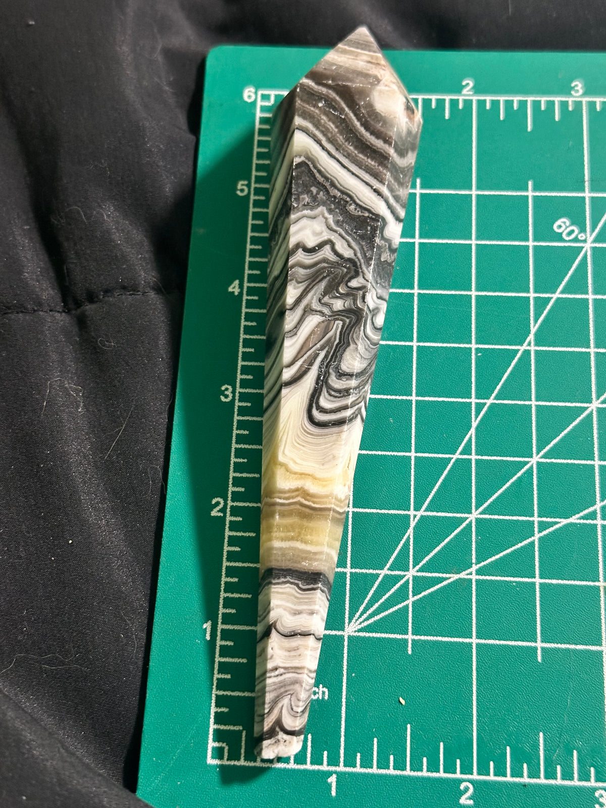Zebra Jasper Wand