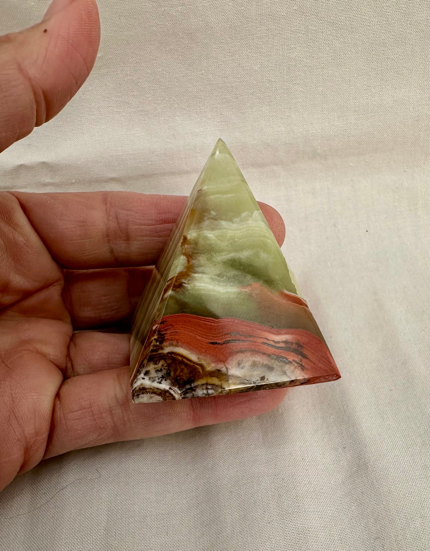 Banded Onyx Pyramid