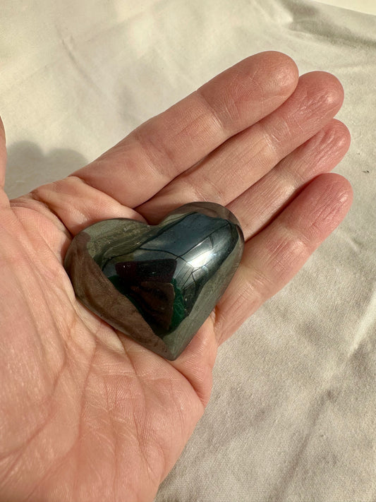 Hematite Heart