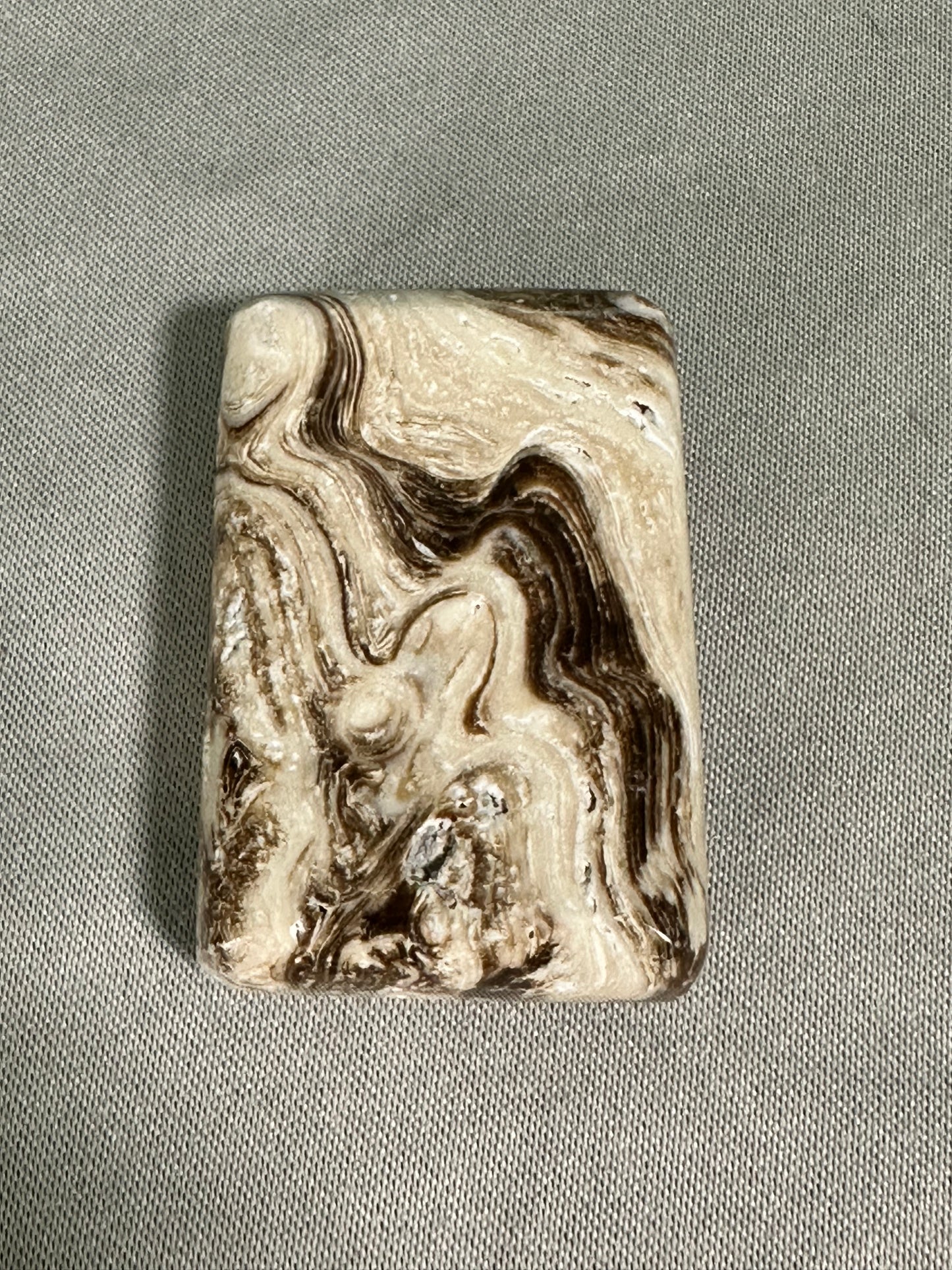 Chocolate Calcite Palm Stones