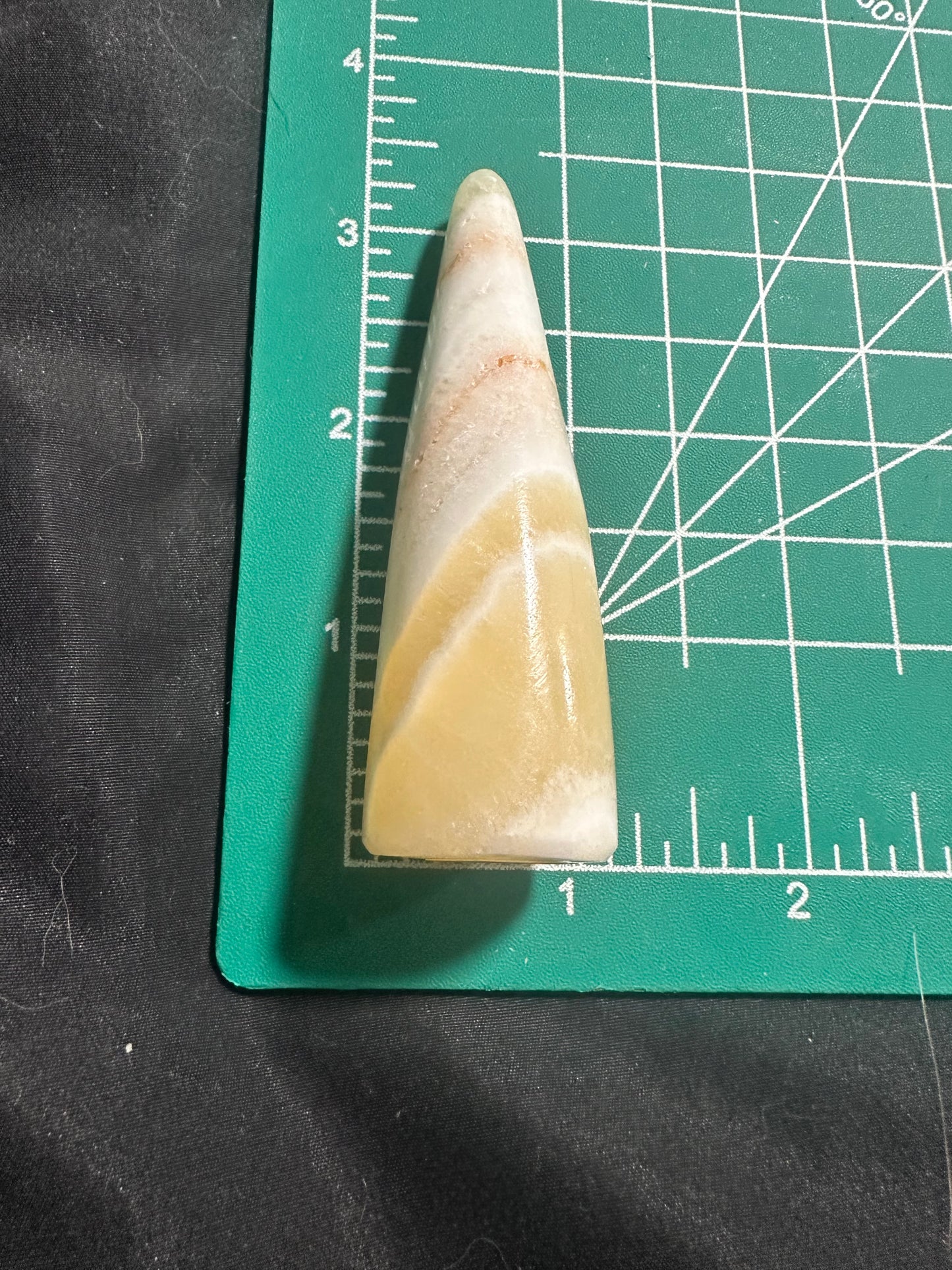 Yellow Calcite Horn