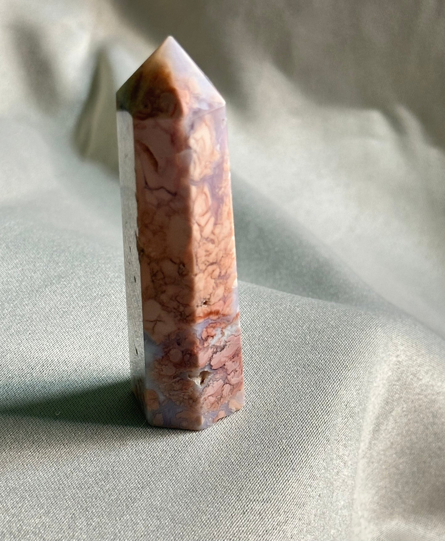 Cotton Candy Agate Towers
