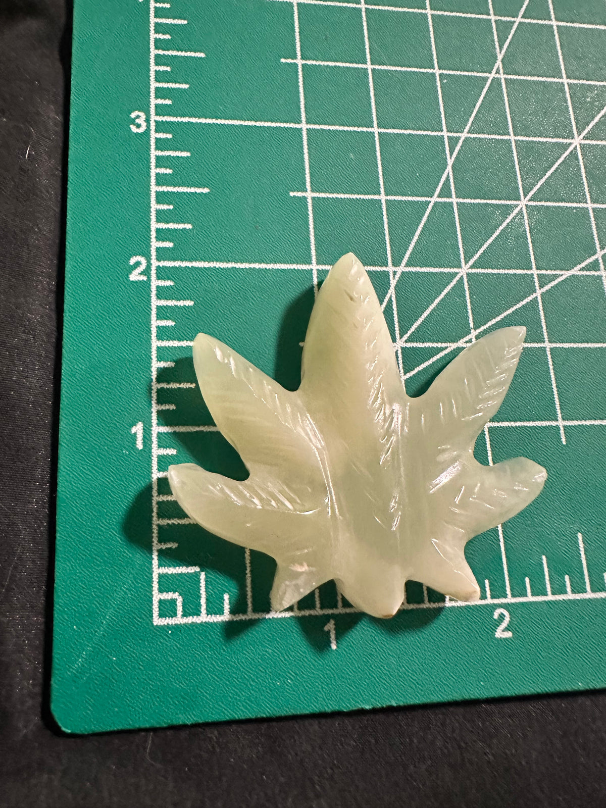 Green Calcite Leaf