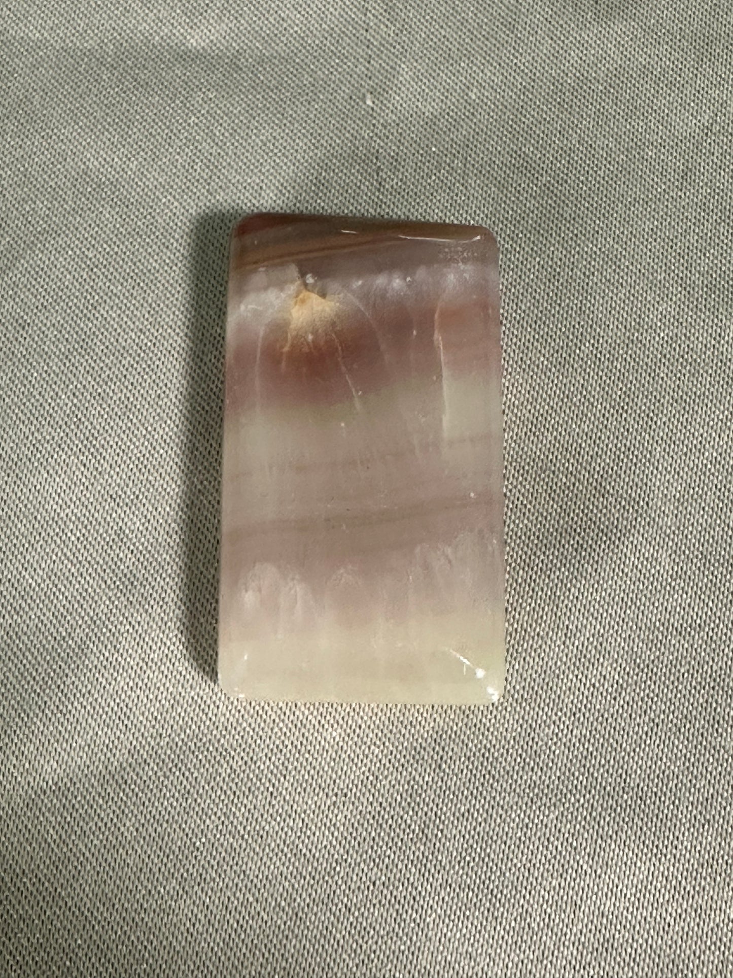 Watermelon Calcite Palm Stones