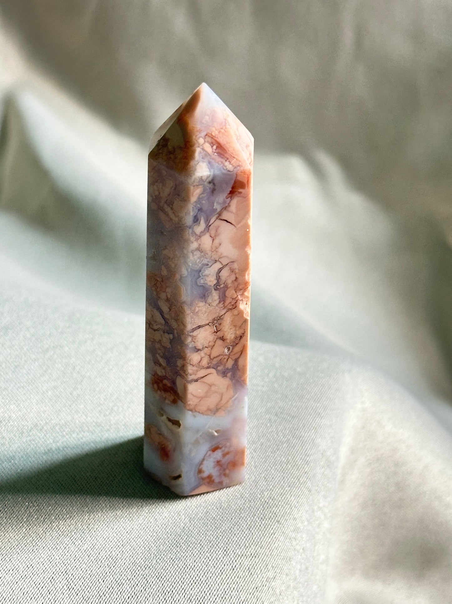 Cotton Candy Agate Towers