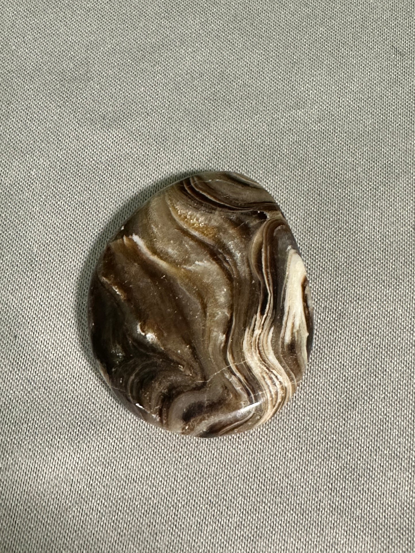 Chocolate Calcite Palm Stones