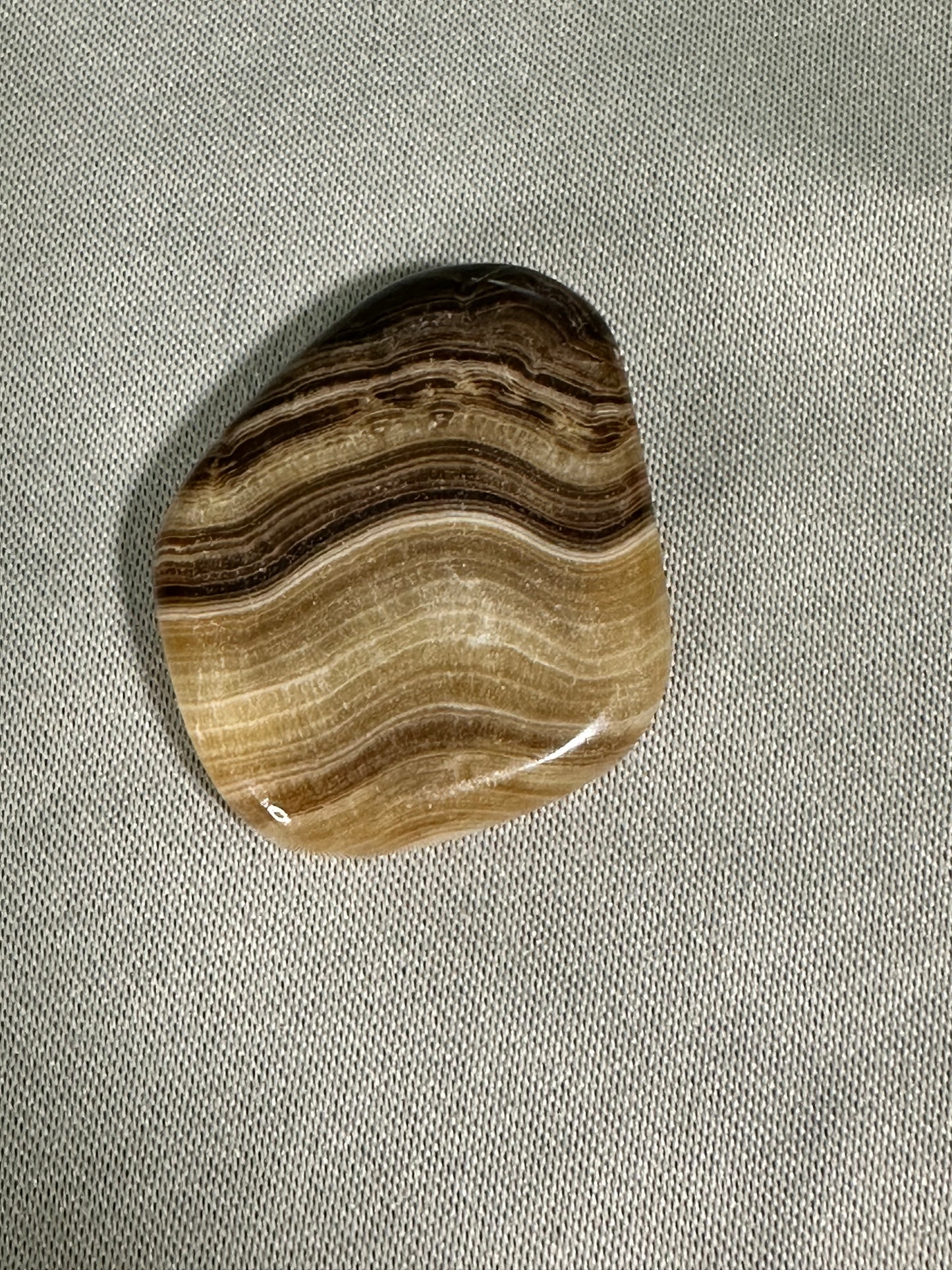 Chocolate Calcite Palm Stones