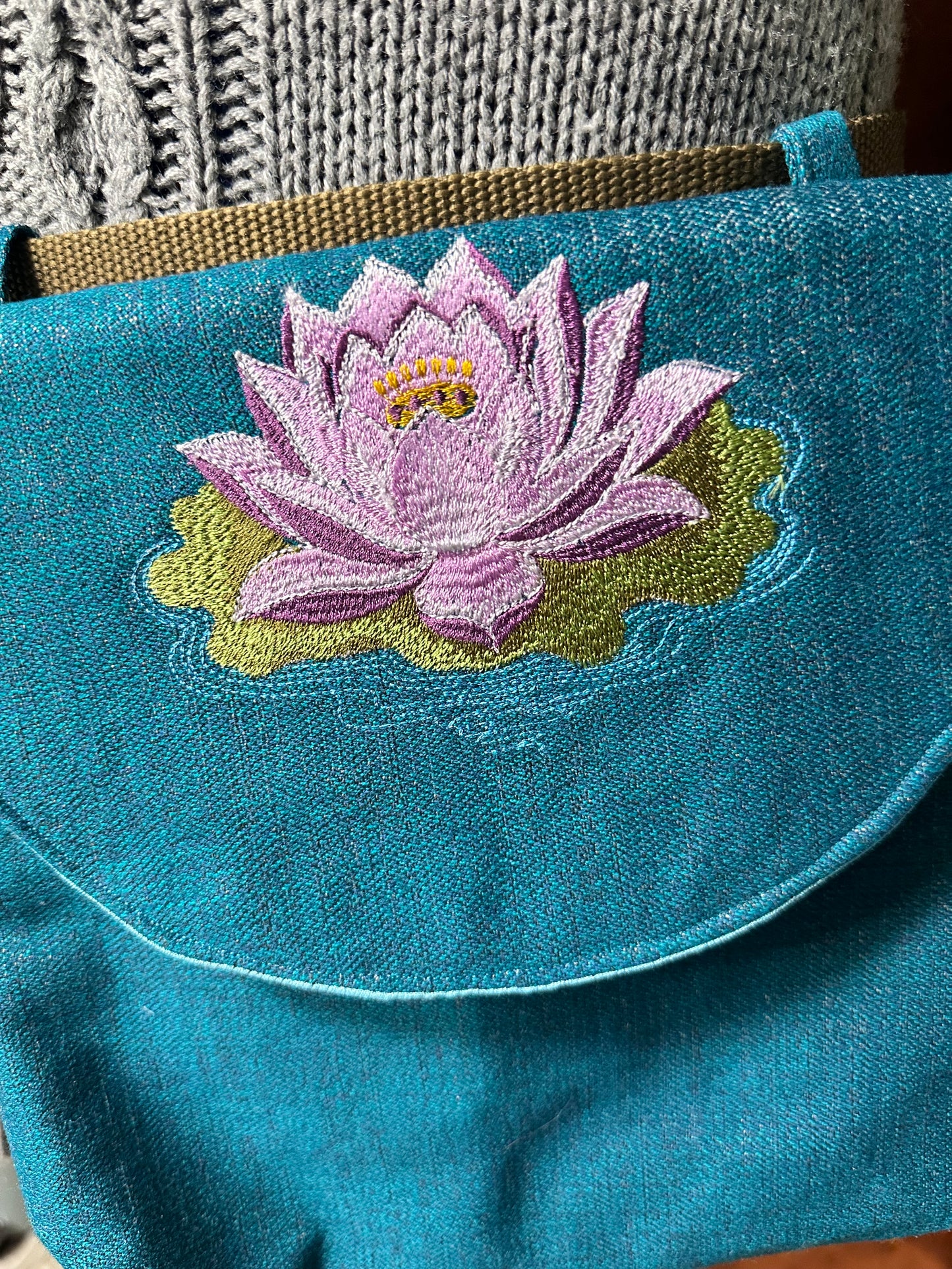 Embroidered Hip Satchels