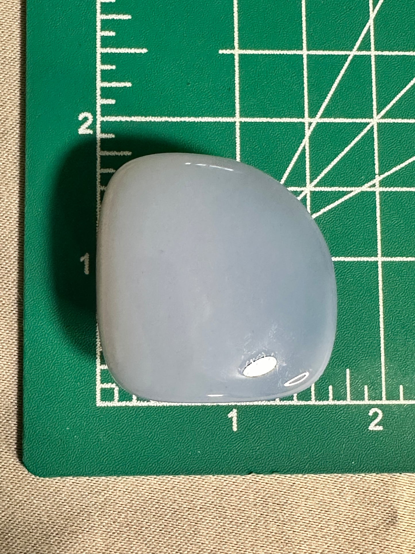 Blue Chalcedony Palm Stones