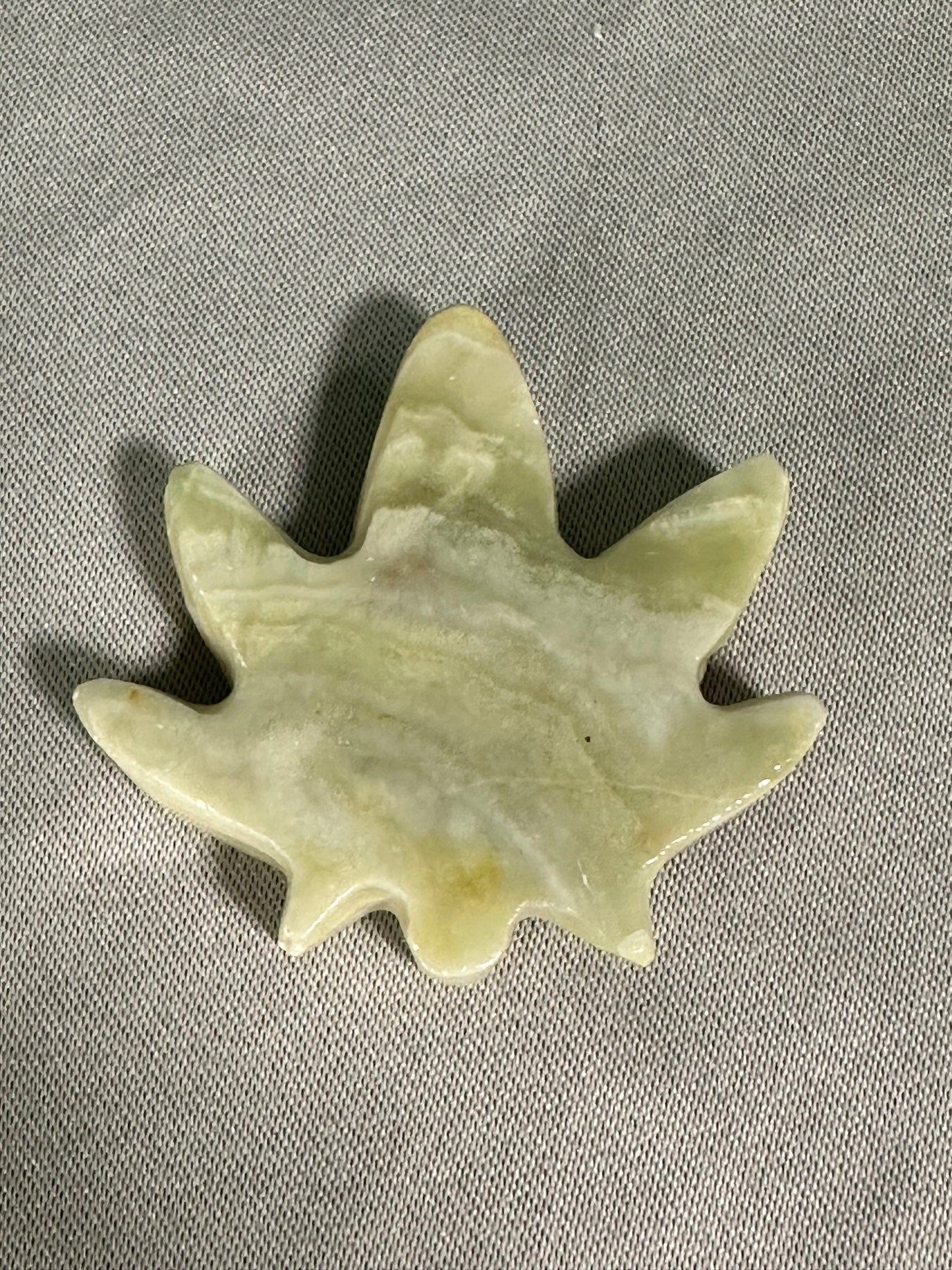 Green Calcite Leaf
