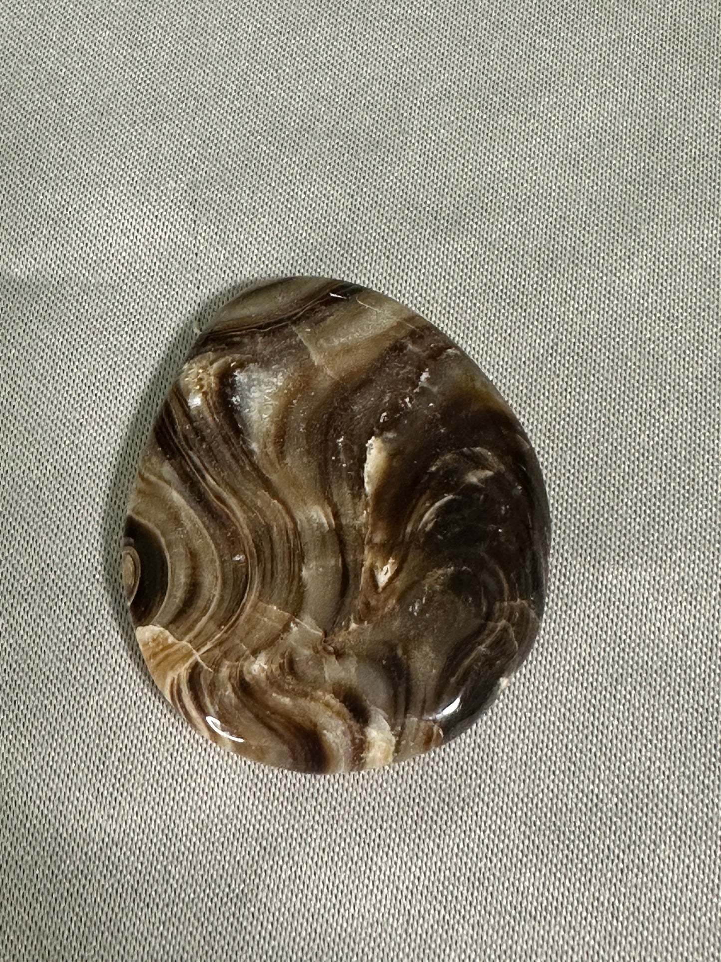 Chocolate Calcite Palm Stones