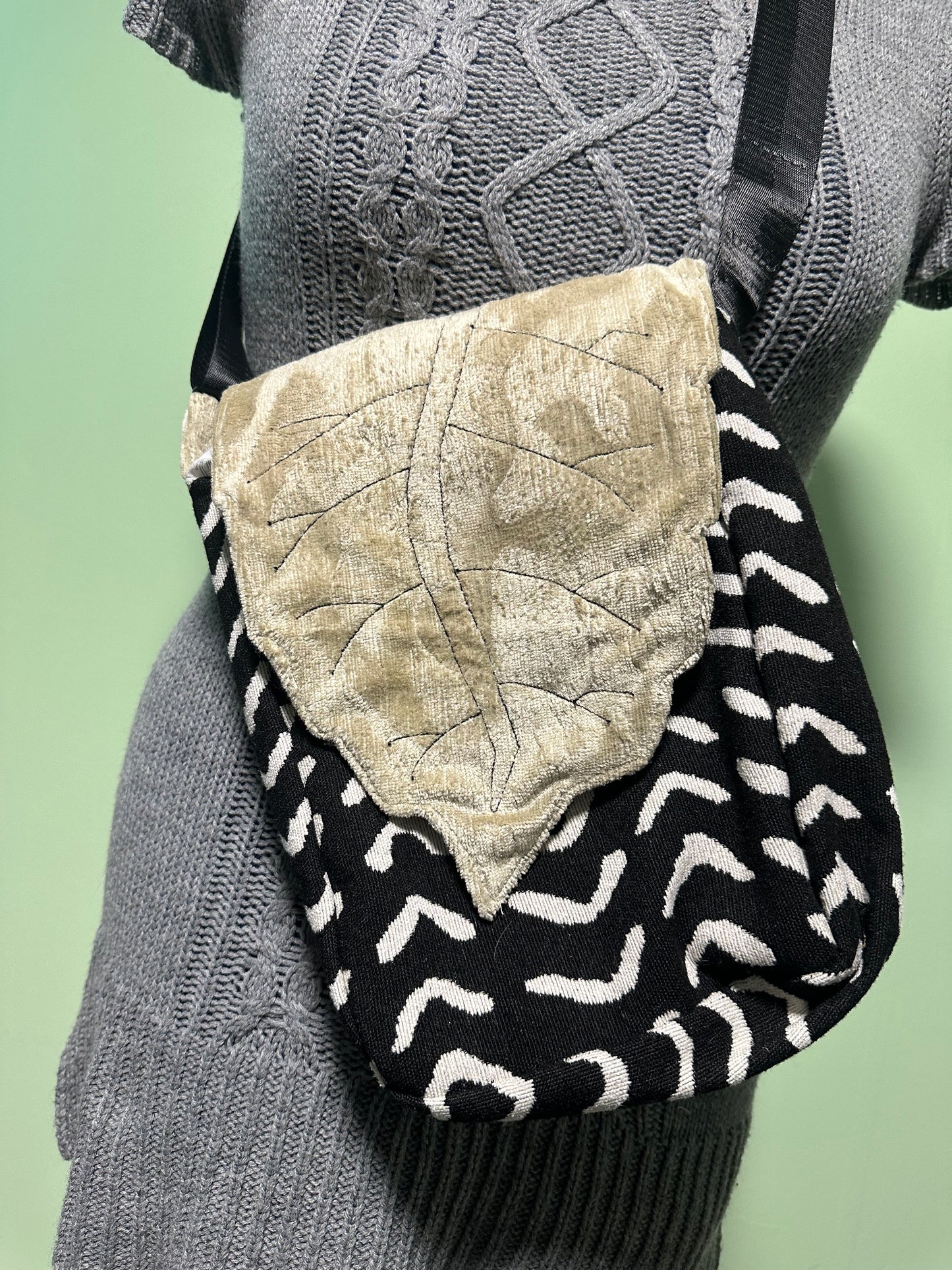 Portrait Style Messenger Bag