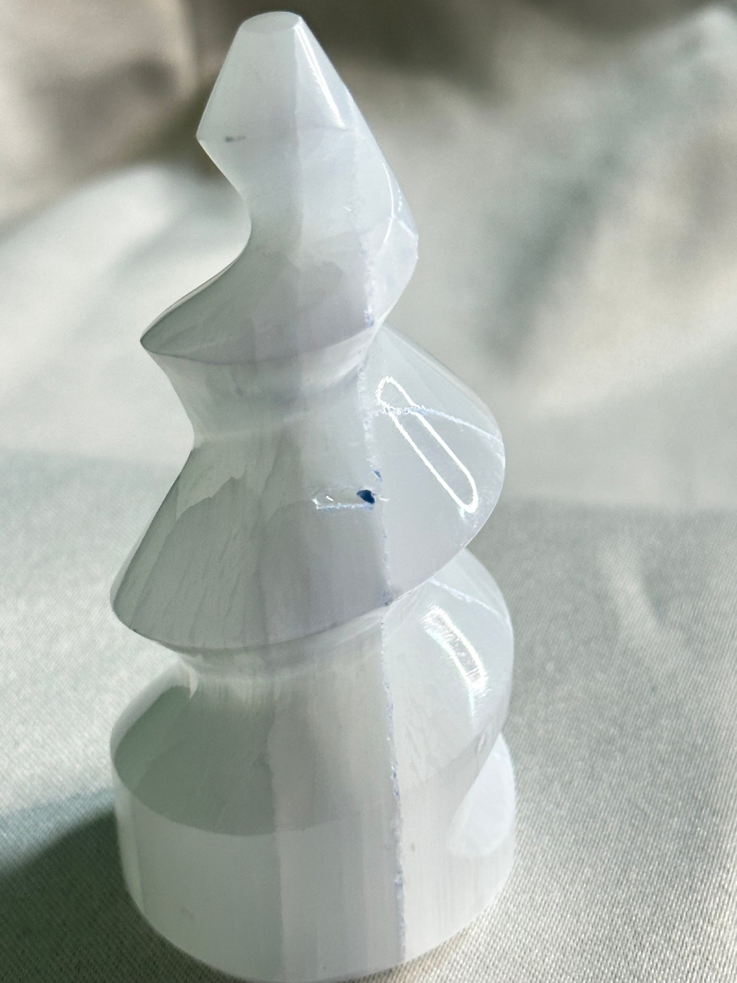 Satin Spar/Selenite Spiral