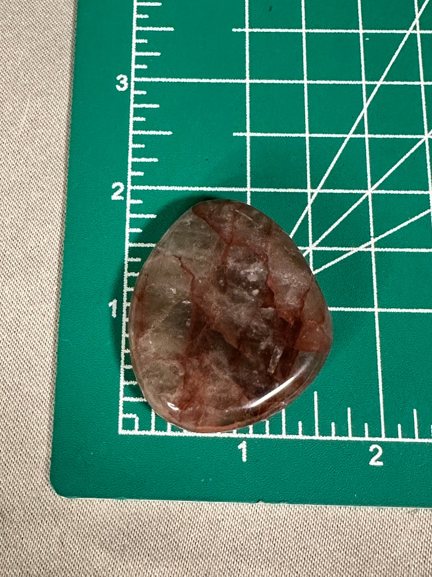 Fire Quartz Palm Stones