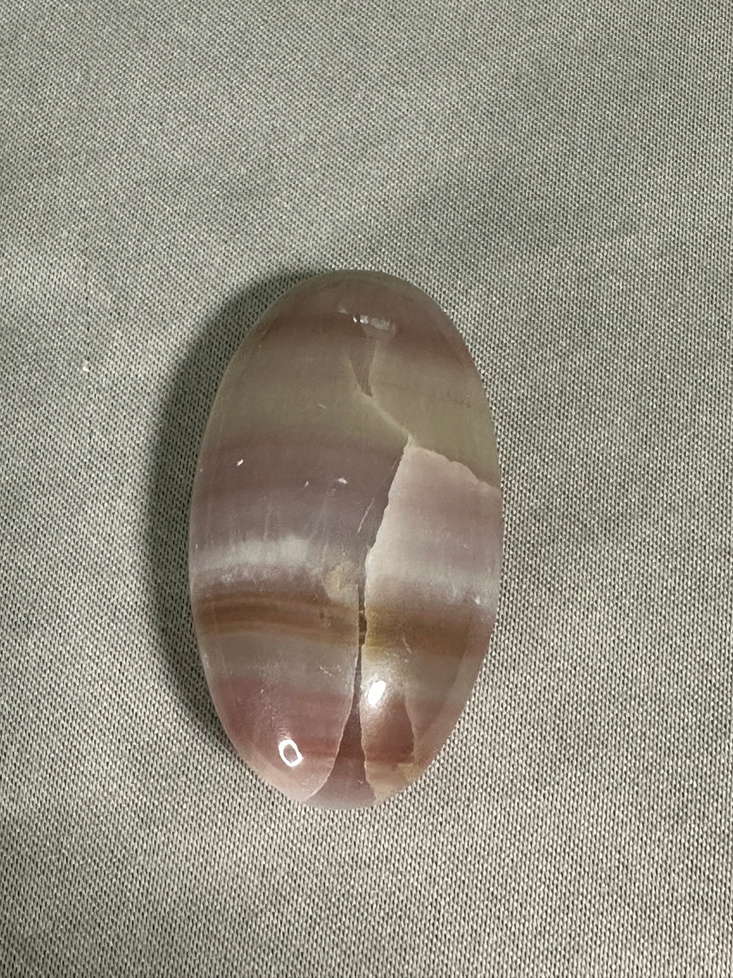 Watermelon Calcite Palm Stones