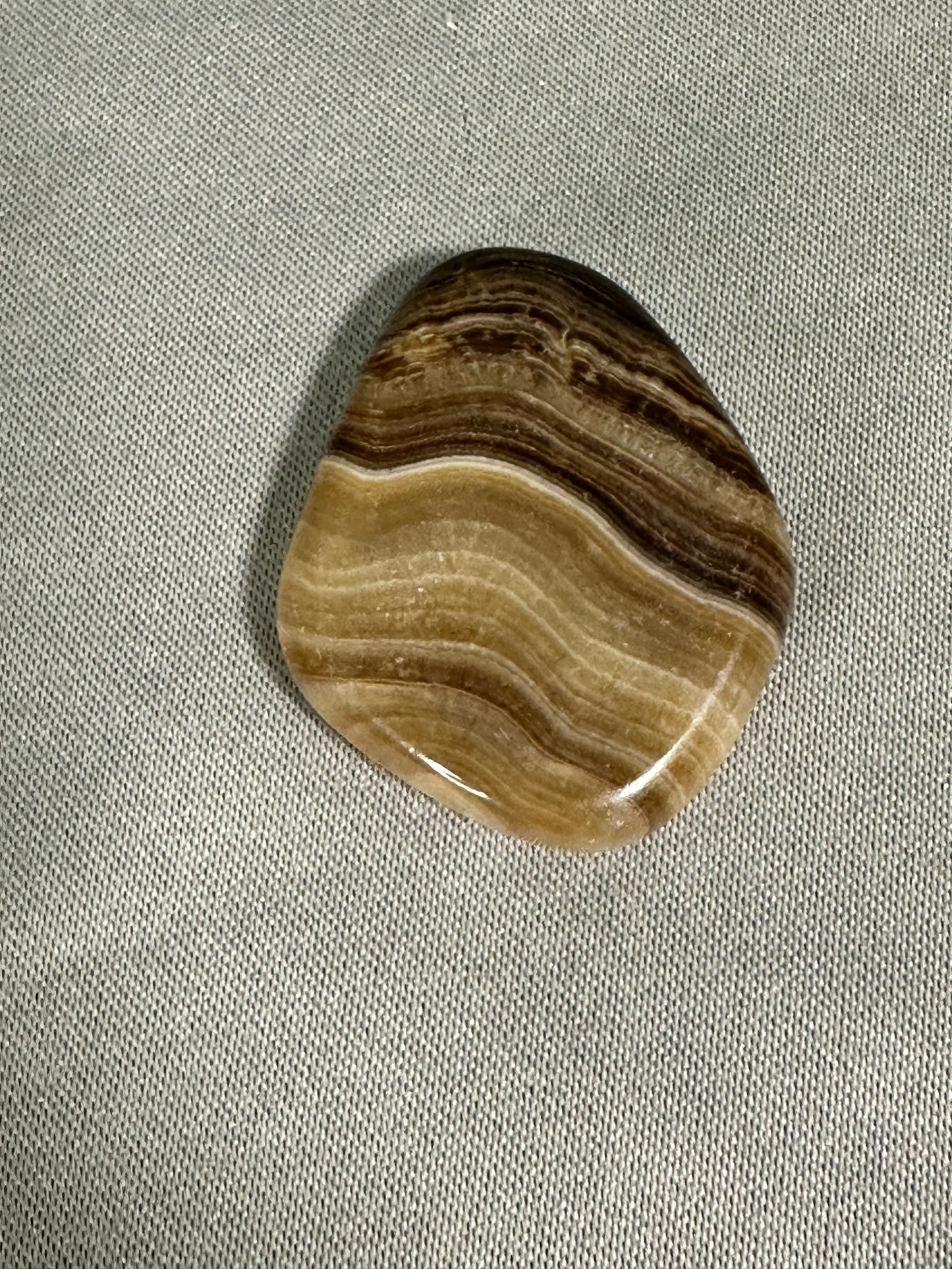 Chocolate Calcite Palm Stones