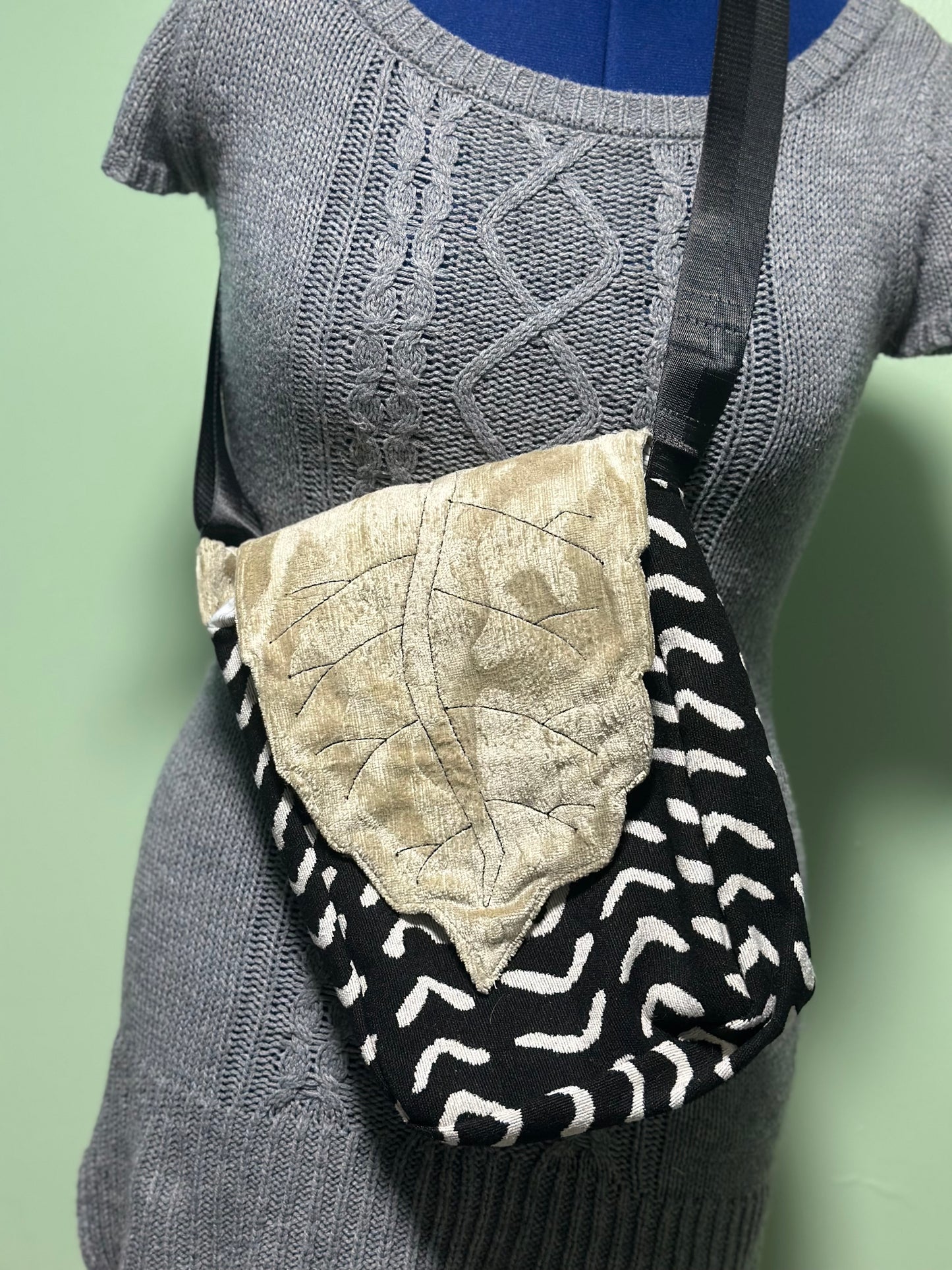Portrait Style Messenger Bag