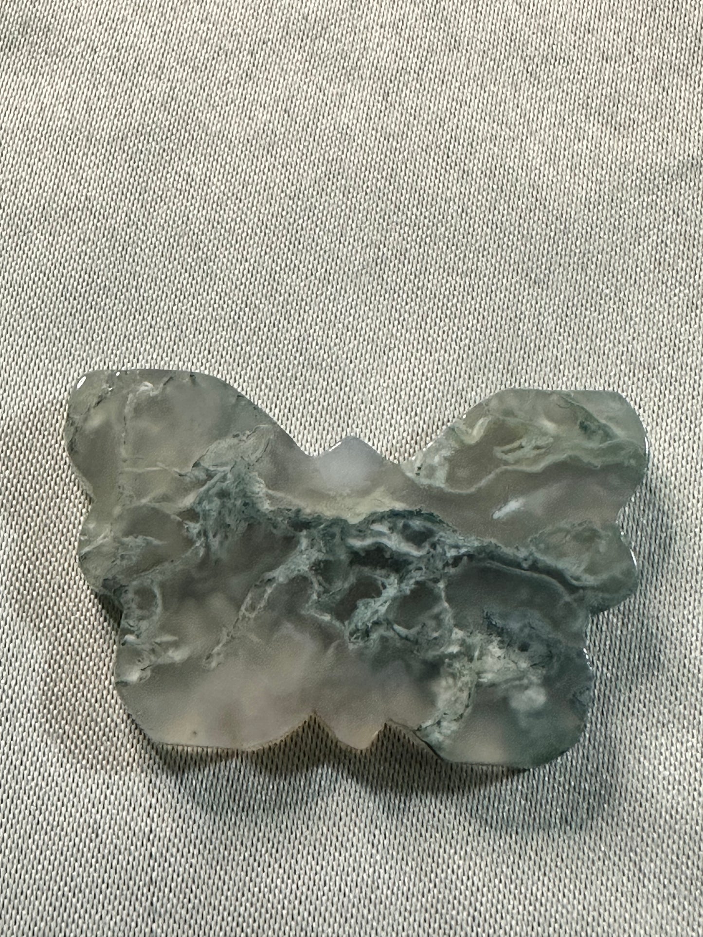 Moss Agate Butterflies