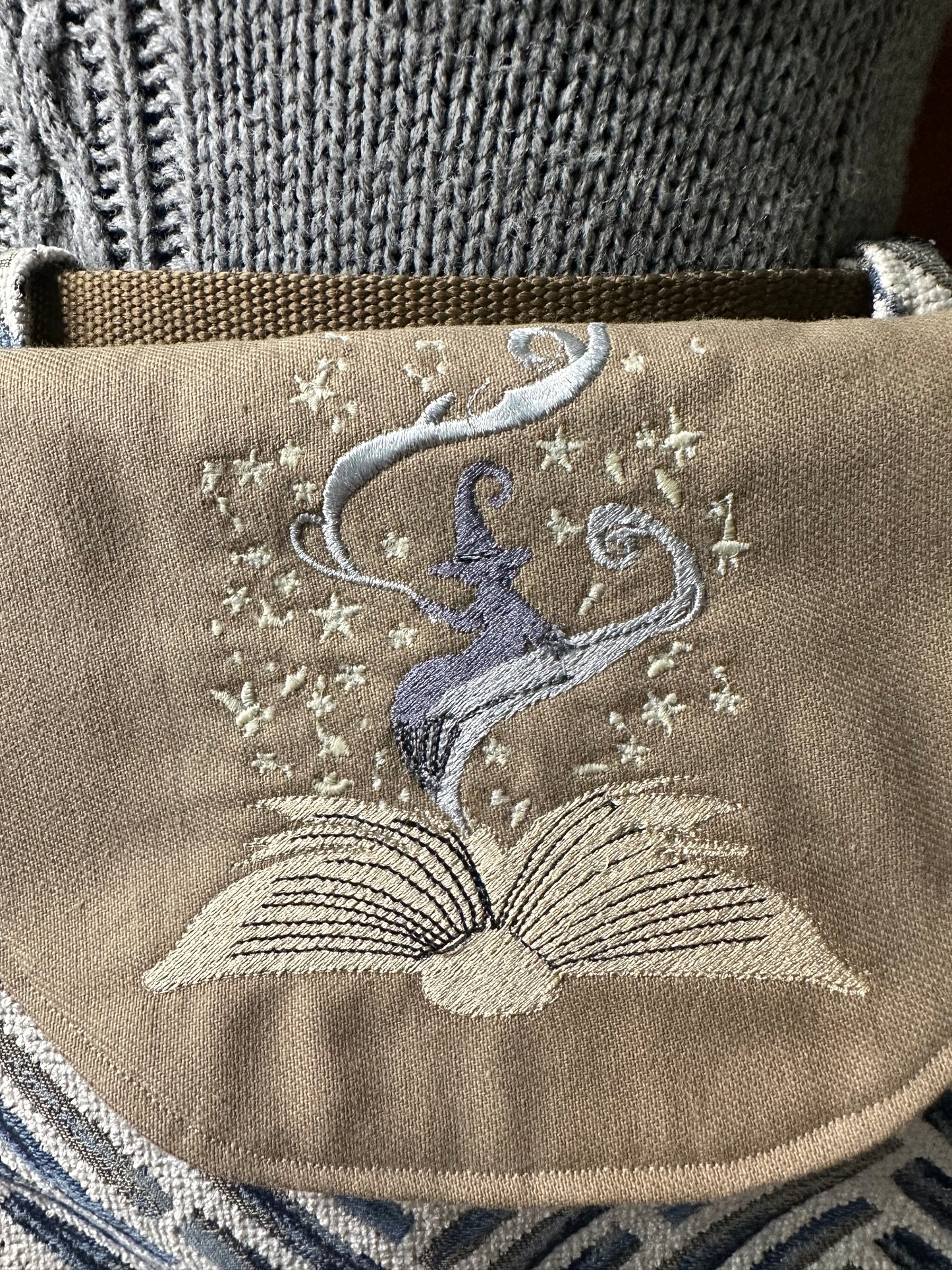 Embroidered Hip Satchels