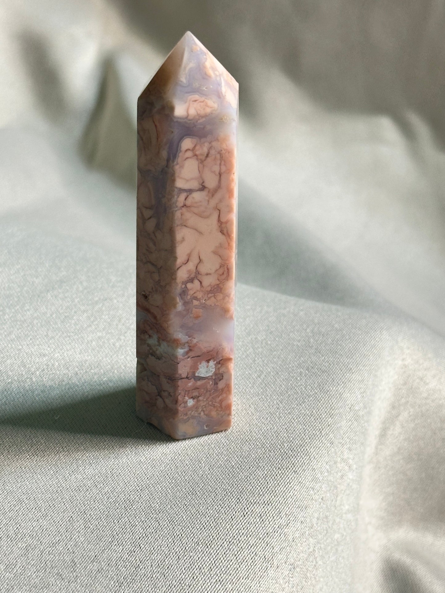 Cotton Candy Agate Towers