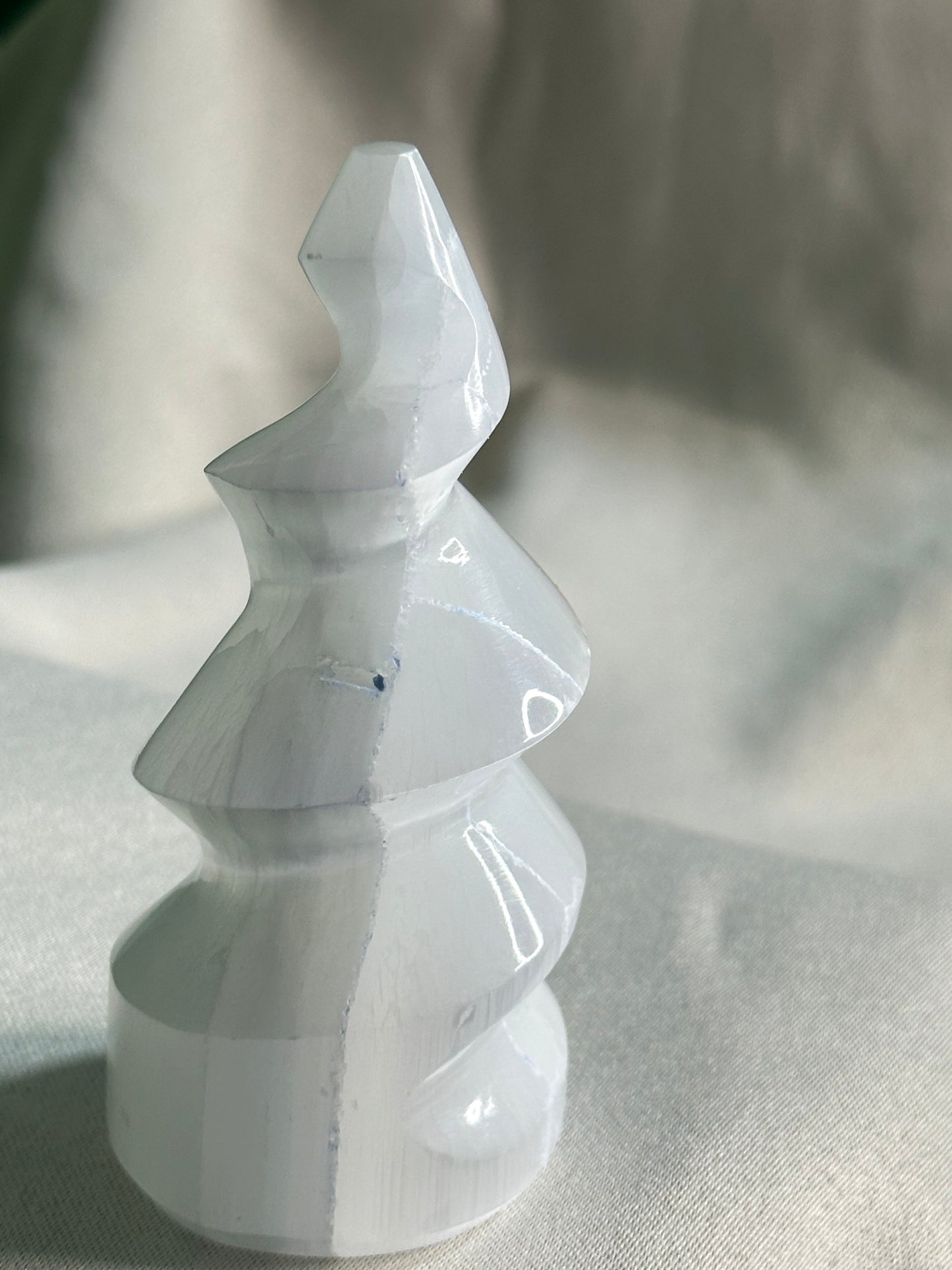 Satin Spar/Selenite Spiral