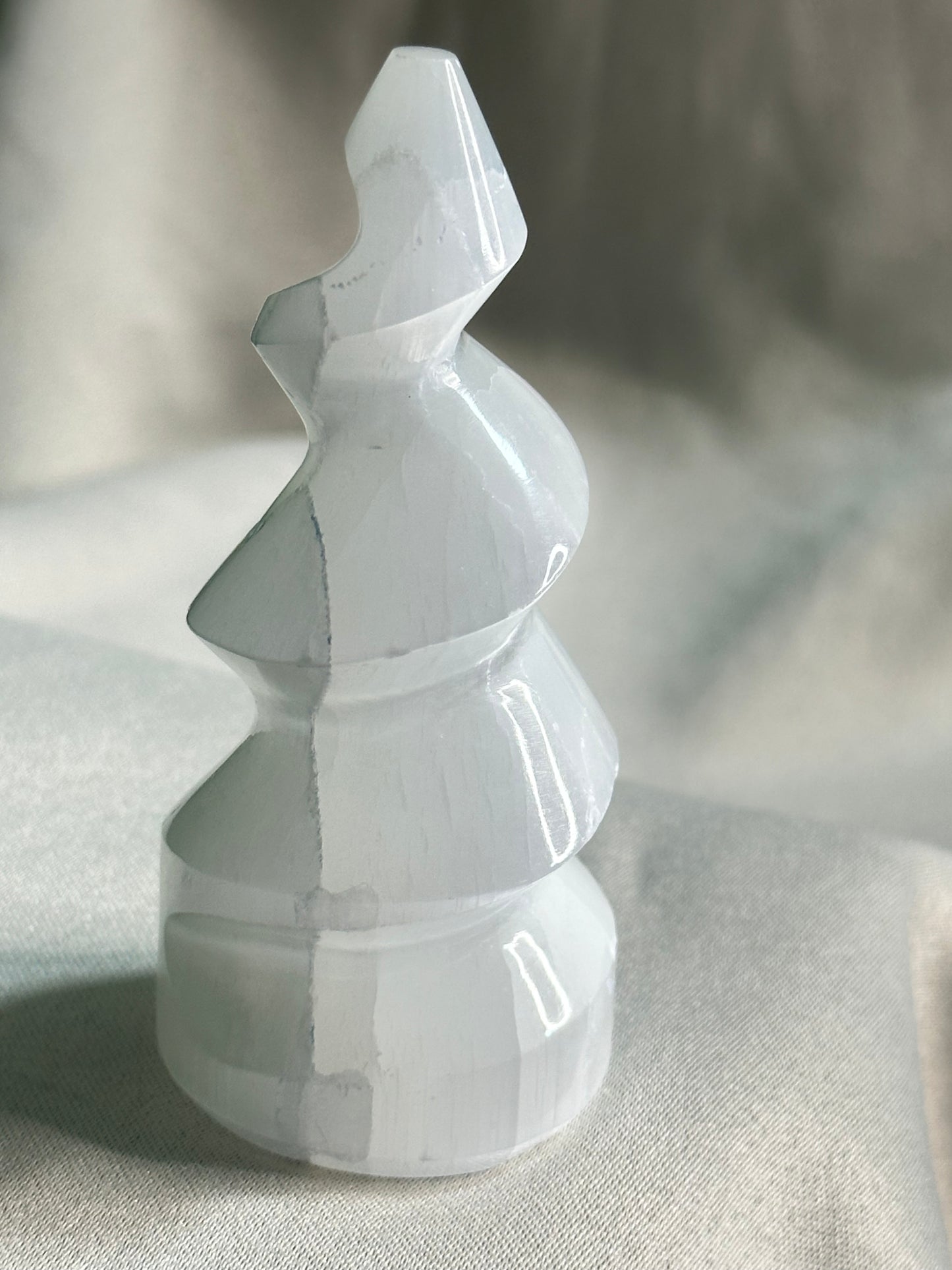 Satin Spar/Selenite Spiral